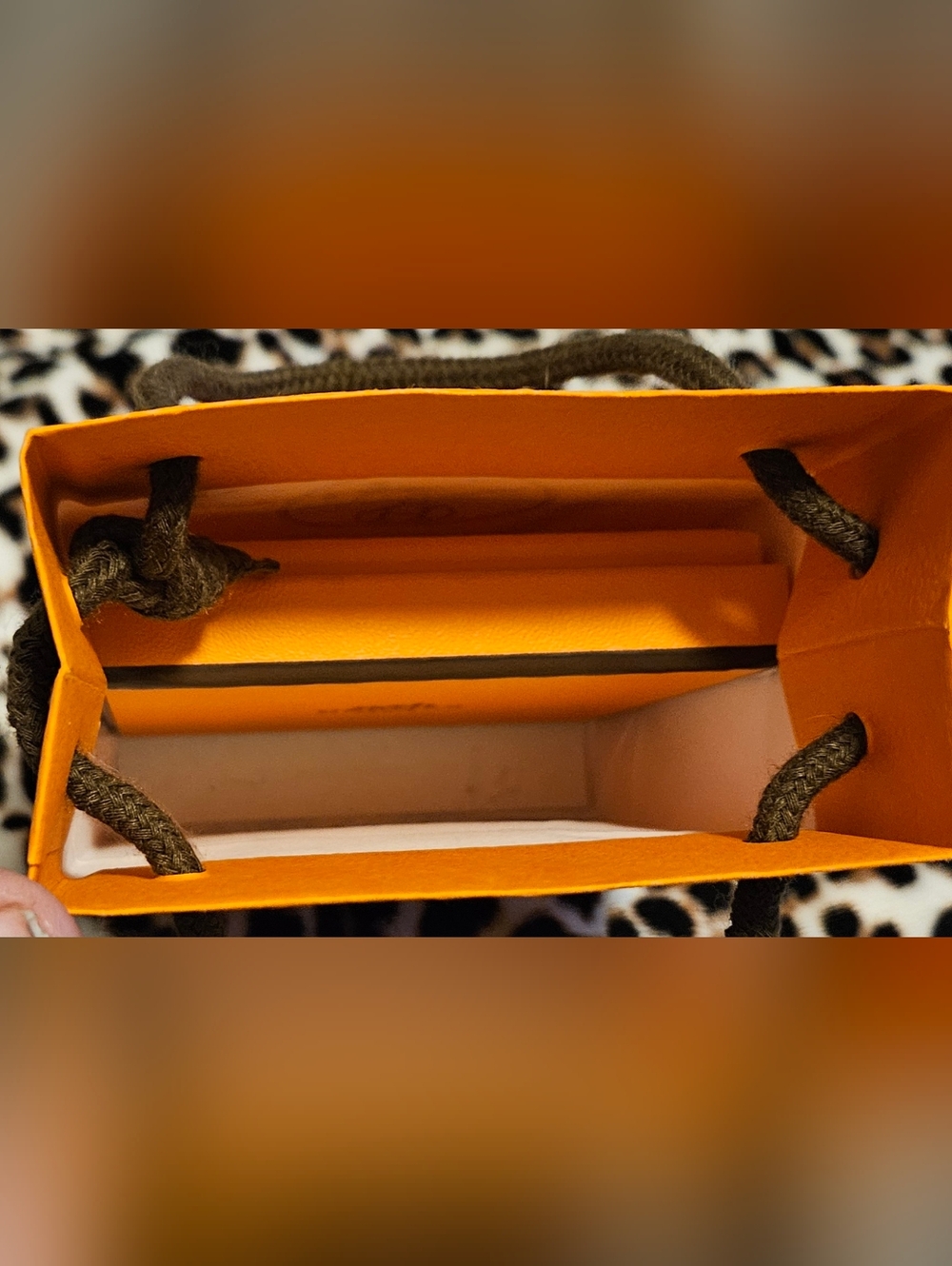 NEW Hermès Small Orange Gift Box Bag Set Booklet Jewelry Storage Scarf Travel - Picture 11 of 16
